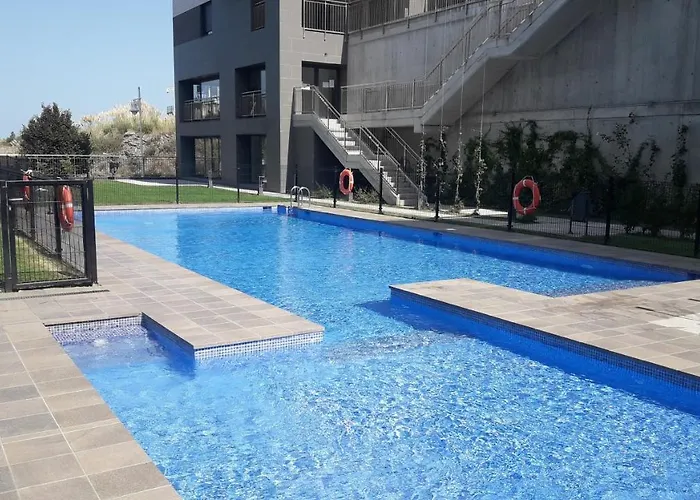 1-costa Norte-1 Terraza Garaje Piscina Gym Castro Urdiales